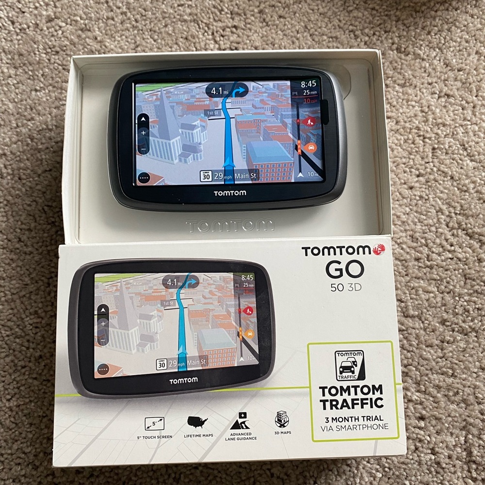 Huge price cut! GO Black GPS Navigation Device with Widescreen Display
